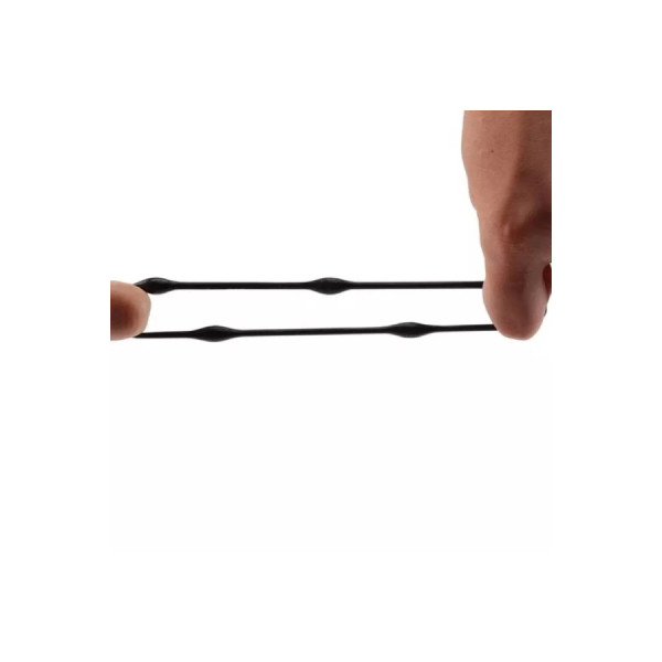 Pack 3 cockring noir avec billes 